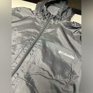 Women’s Columbia Rain Jacket, Black, size XL